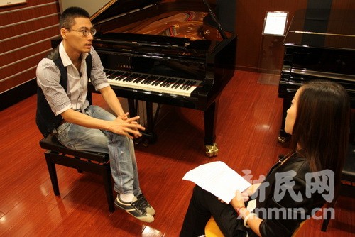 青年鋼琴家馮頁接受《新民網》專訪@YMCC（上海） 