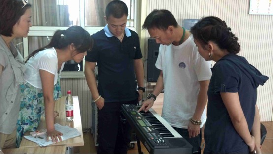 蘭州十四中示范樂團大師班新聞報道 