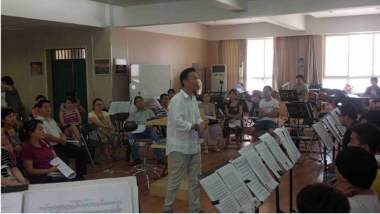 蘭州十四中示范樂團大師班新聞報道 