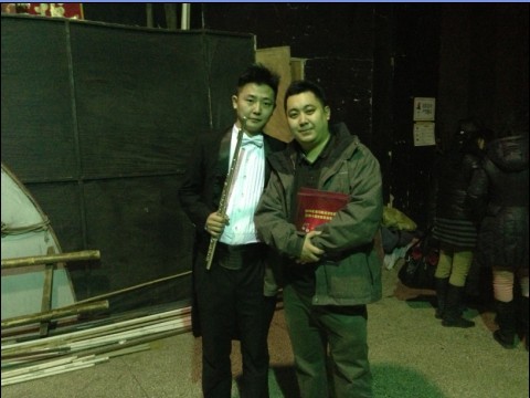 雅馬哈示范管樂團蘭州十四中交響樂團新年音樂會新聞報道 