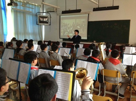 上海金蘋果學校管樂團大師班活動報道 