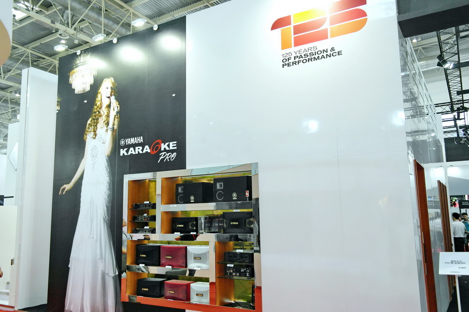 雅馬哈專業音響新產品亮相PALM EXPO 2013展會 