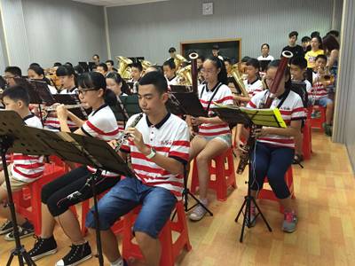 雅馬哈示范樂團茂名第九小學管樂團大師班活動成功舉辦