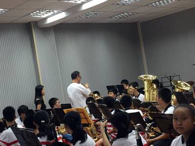 雅馬哈示范樂團茂名第九小學管樂團大師班活動成功舉辦