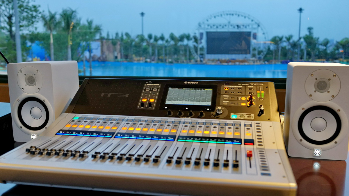 TF 和 Dante 網絡音頻應用于云南彌勒湖泉水世界樂園