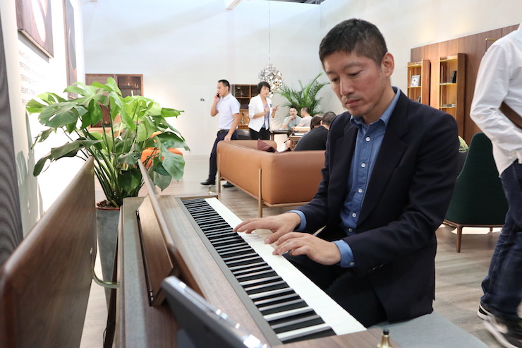 攜手Mexarts漾美家居，概念款雅馬哈亮相上海家具展