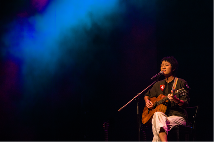 第四屆“雅馬哈吉他女聲彈唱大賽”總冠軍出爐<br />溫格奪冠，董冬冬擔任評委