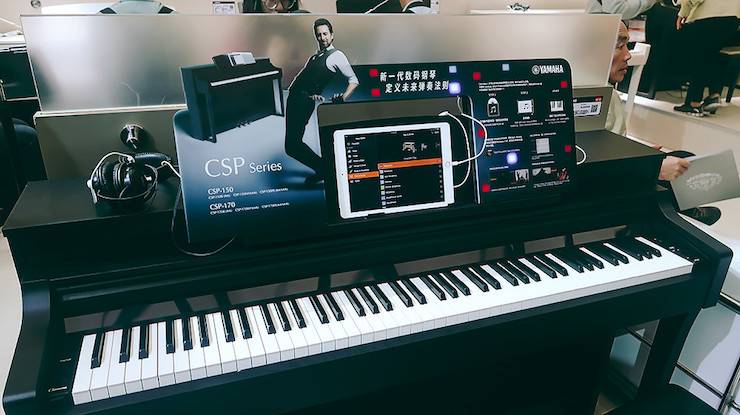 雅馬哈電子鍵盤樂器 CSP-170 數碼鋼琴
