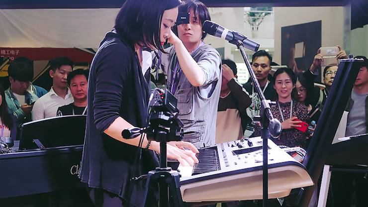 雅馬哈電子鍵盤樂器 雅馬哈展區