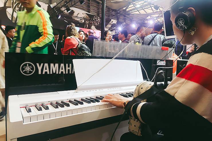雅馬哈電子鍵盤樂器 雅馬哈展區