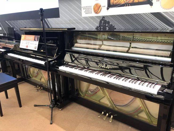 部分參展鋼琴展示
