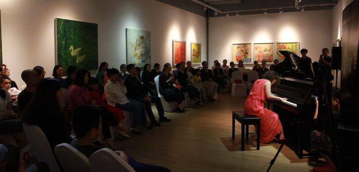 山根良子雅馬哈高端電鋼沙龍- 在青島朗藝美術館圓滿落幕