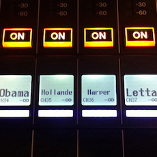 八國集團首腦會議——雅馬哈 CL3 調音臺中的領導人之聲