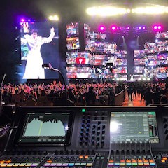 “龍的傳人 2060”——調音師Scottie Baldwin先生為王力宏世界巡演使用雅馬哈 CL5 數字調音臺！