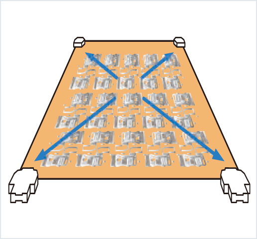［Image］帶有XY張力機構的工件夾緊裝置